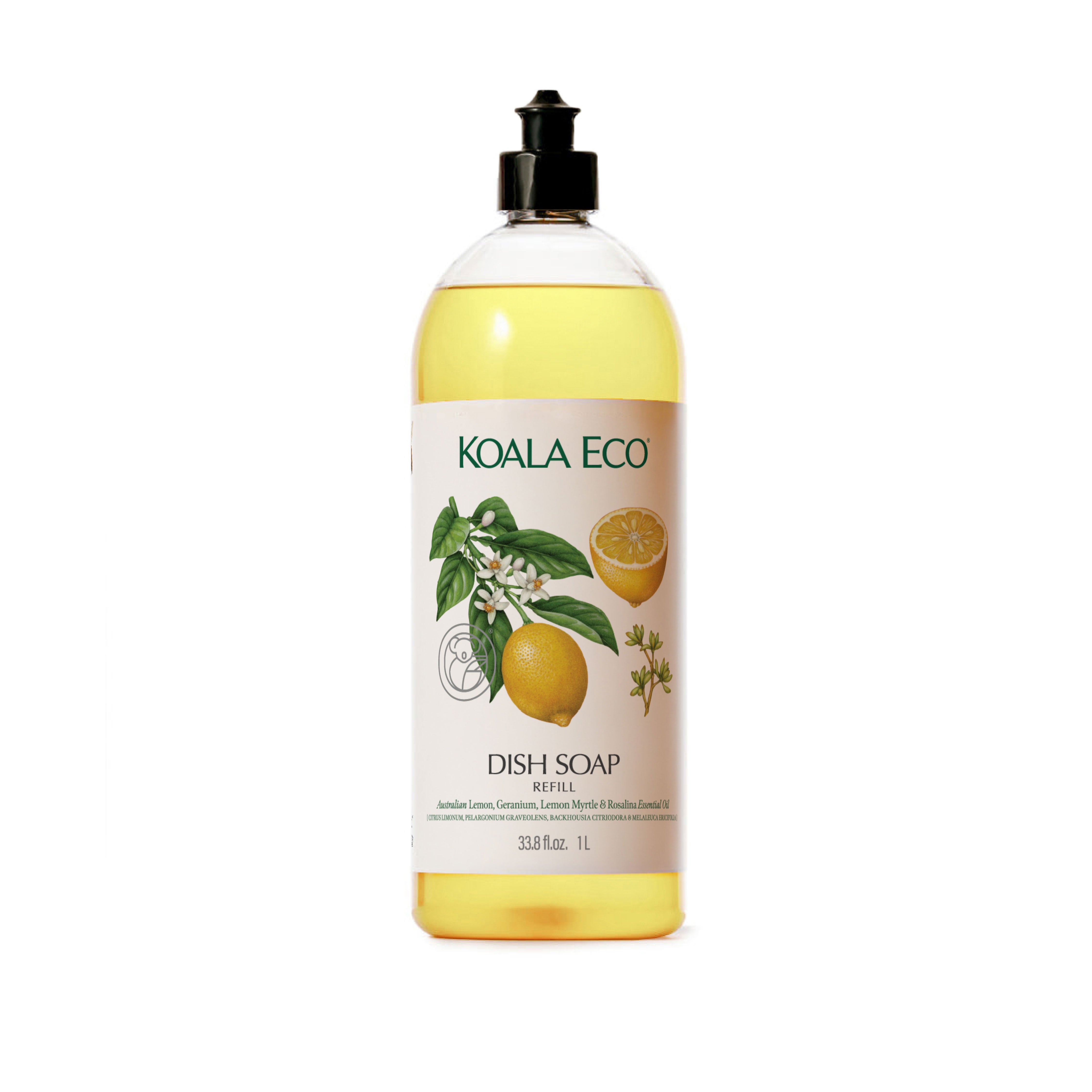 ECOL ECO BATH レモングラス 520ml 2個 DishSoap-33.8oz-Refill-White-