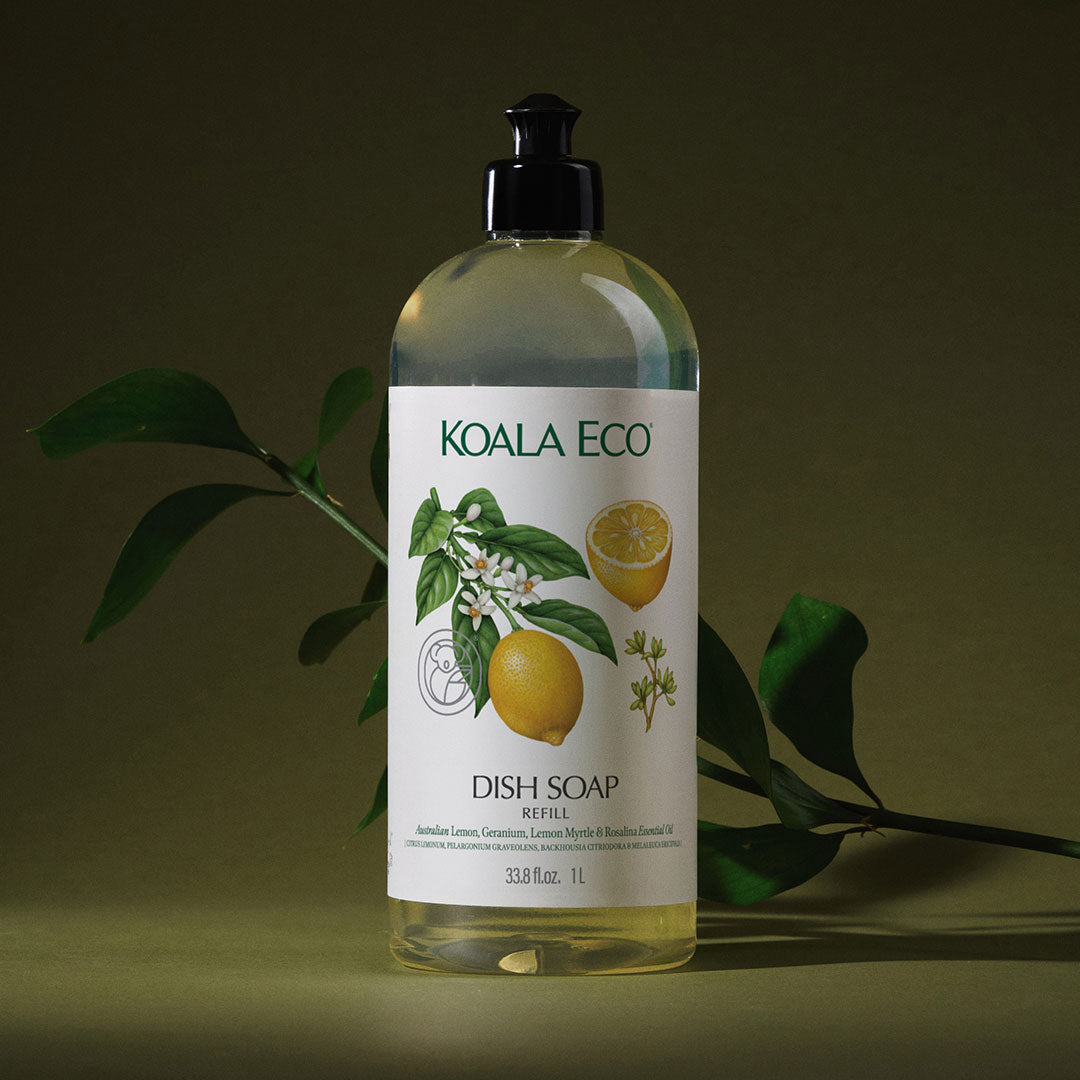 Natural Dish Soap | Lemon Myrtle & Rosalina Liquid – Koala Eco USA